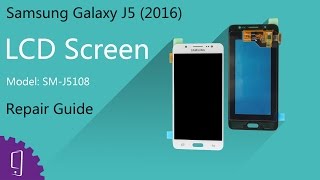 Samsung Galaxy J5 2016 LCD Screen repair guide [upl. by Larena284]