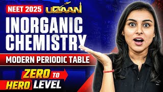 NEET 2025 UDAAN Inorganic Chemistry  Modern periodic Table  Anushka Choudhary [upl. by Hendon]