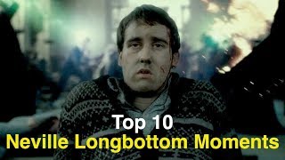 Top 10  Neville Longbottom Moments [upl. by Aratihc]