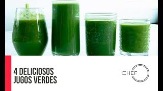 Cómo ELIMINAR lo que tu cuerpo no necesita con estos 4 Jugos Verdes [upl. by Konstance]