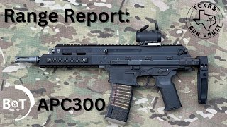 Range Report BampT APC300 300 Blackout Pistol [upl. by Repip793]