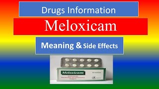 MELOXICAM  Overview amp Side effects [upl. by Willcox463]