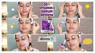 The Derma Co 20 Vitamin C Face Serum Review  Arpita Ghoshal [upl. by Larret82]