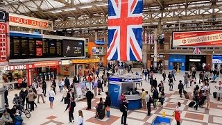 A Walk Through The London Victoria Station London England [upl. by Fiorenza]