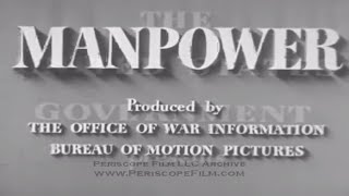 MANPOWER 1943  Government Film  Rosie the Riveter  Women in WWII 3363 [upl. by Uzial413]