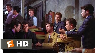 West Side Story 610 Movie CLIP  Challenge to a Rumble 1961 HD [upl. by Asiek85]