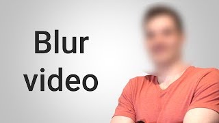 How to Blur Out Parts of a Video [upl. by Shirberg]