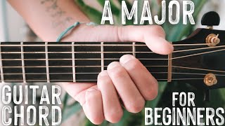 How To Play quotA Majorquot Guitar Chord  Beginner Guitar Chord Series 1 Shorts [upl. by Lory]