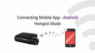 Thinkware F800F800PRO Connecting the Mobile App – Hotspot Android [upl. by Aldus]