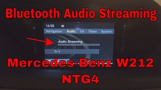 DIY Mercedes W212 Bluetooth audio streaming [upl. by Portie]