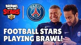 Paris SaintGermain Stars play Brawl Stars [upl. by Odrareve519]