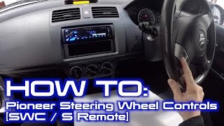 How to Wire Up Pioneer Built in Steering Wheel Controls Interface  S RemoteSWC [upl. by Kcirdot]