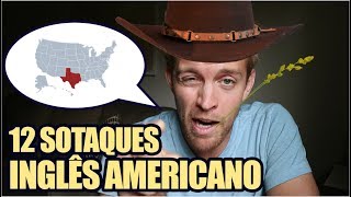 12 SOTAQUES DE INGLÊS AMERICANO [upl. by Samaria]