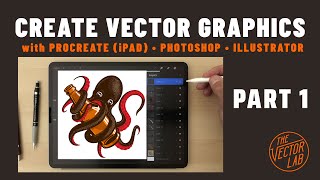 How to Create Vector Graphics Tutorial Part 1 [upl. by Eidak922]