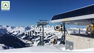 SaalbachHinterglemm ski destination Austria  allthegoodiescom [upl. by Nyla699]