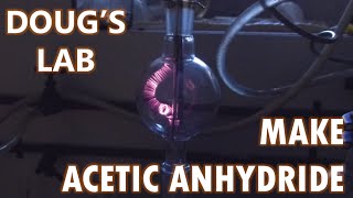 Acetic Anhydride Part 2 Running the Lamp [upl. by Leaffar]