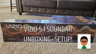 VIZIO 51 SOUNDBAR UNBOXING  SETUP [upl. by Hartman682]