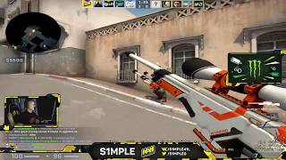 S1mple Carries Him Self to GLOBAL 50Kills [upl. by Aciretehs]