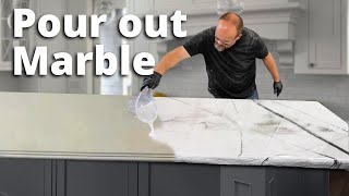 Pour on Marble Countertops  Stone Coat Epoxy [upl. by Jolyn]