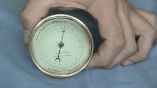 Pressure testing an Aneroid Barometer [upl. by Kirwin]