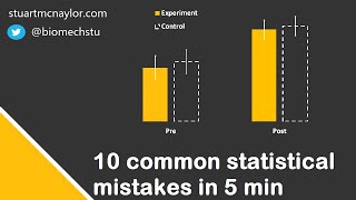 Ten Statistical Mistakes in 5 Min [upl. by Eselahc]