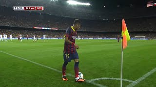 Neymars First Game at Camp Nou [upl. by Atinek]