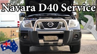 How to perform an oil change on a Nissan Navara D40 2010 [upl. by Wey204]