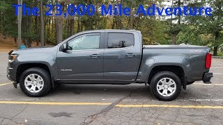 2016 Chevy Colorado Review 23000 Miles [upl. by Eyanaj]