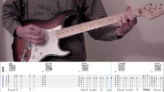 Glen Campbell  Witchita Lineman  Guitar Cover With Tabs [upl. by Akinaj835]