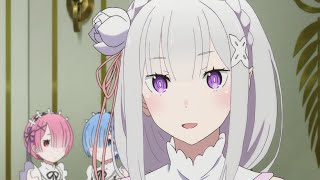 Emilia Being Cute Re Zero English Dub [upl. by Onairot]