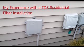 TDS Fiber Internet Installation Experience Residential [upl. by Juan]