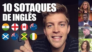 10 SOTAQUES DE INGLÊS  AMERICANO REAGE [upl. by Schwejda795]