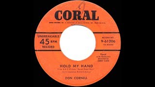 1954 HITS ARCHIVE Hold My Hand  Don Cornell [upl. by Eecrad183]