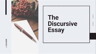 How to Write a Discursive Essay [upl. by Zsa Zsa]