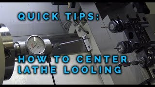 Quick Tips  How To Center CNC Lathe Gang Tooling [upl. by Lorenzo]