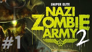 Sniper Elite Nazi Zombie Army 2 Gameplay Walkthrough Part 1 Solo PURGATORY [upl. by Falito823]