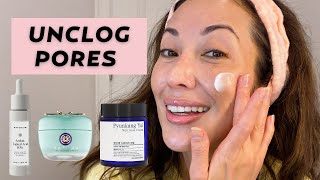 Unclog Pores With This Morning Skincare Routine  SKINCARE [upl. by Jowett]