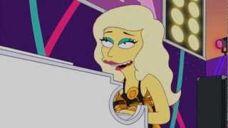 LADY GAGA  Little Monsters The Simpsons [upl. by Naashom]