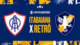 ITABAIANA X RETRÔ  BRASILEIRÃO SÉRIE D [upl. by Llessur]