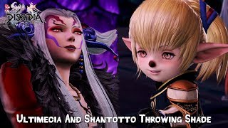 Dissidia Final Fantasy NT  Utimecia amp Shantotto Throwing Shade At Eachother Cutscene [upl. by Kurys]