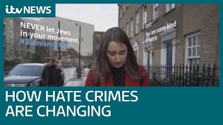 How hate crime in the UK is rising  and how hate is spreading online  ITV News [upl. by Cahilly596]