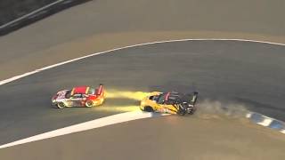 Great GT Finish Laguna Seca Vette Crash [upl. by Chamberlain]