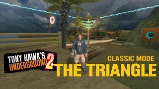 Tony Hawks Underground 2  Classic Mode THE TRIANGLE Sick Difficulty [upl. by Rawdin124]