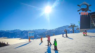 Zell am See  No3a Blue Run  Skiing Austria [upl. by Dasie]