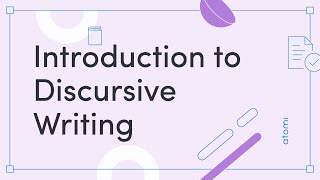 HSC English Introduction to Discursive Writing [upl. by Atsirak]