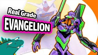 Real Grade Evangelion Unit 01 MODEL KIT Review [upl. by Ellehcsor42]