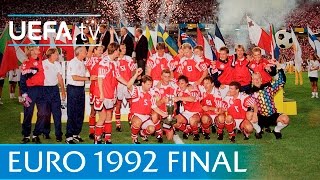 Denmark v Germany UEFA EURO 92 final highlights [upl. by Elton]