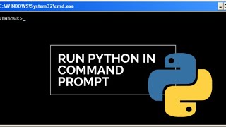 How To Run Python In Command Prompt [upl. by Dielle]