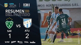 Copa De La Liga  Fecha 8  resumen de Sarmiento  Atlético Tucumán [upl. by Etnoj262]