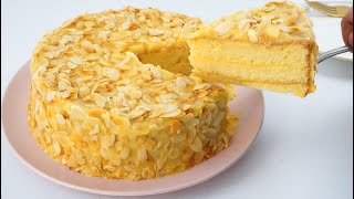 Almond Custard Cake  Almond Yema Cake [upl. by Amiel]